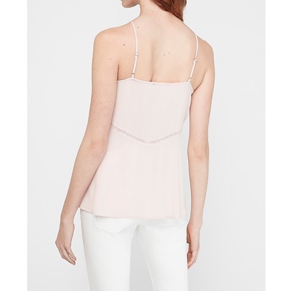 EXPRESS Lace High Neck Cami - Picture 9 of 10